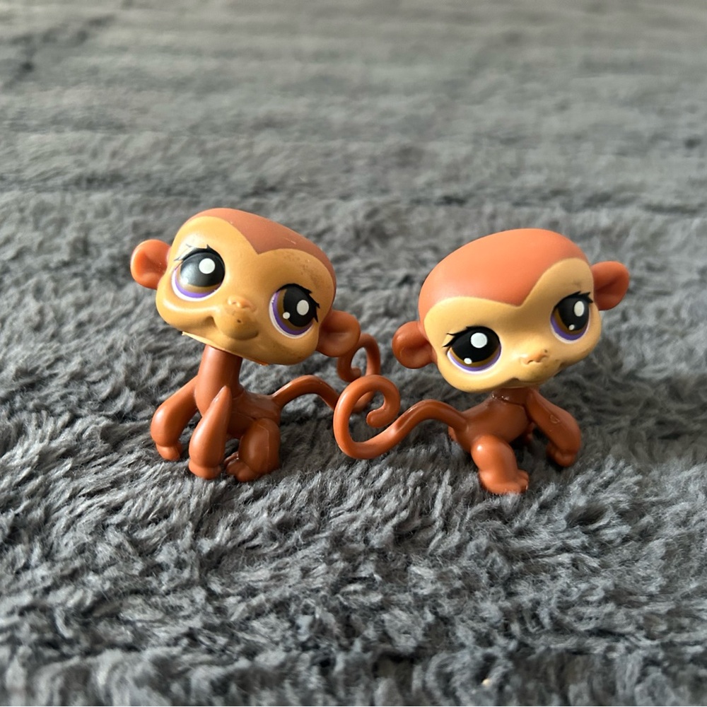 Littlest Pet Shop LPS Monkey Figure Lot #56 / #189